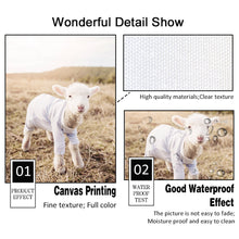 Load image into Gallery viewer, Abstract Reed Grass Leaves House Lamb Nordic Posters And Prints Wall Art Canvas Painting Wall Pictures For Living Room Decor - SallyHomey Life's Beautiful