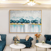 Load image into Gallery viewer, 100% Hand Painted Abstract View Art Oil Painting On Canvas Wall Art Frameless Picture Decoration For Living Room Home Decor Gift