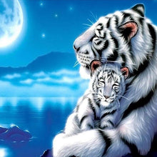 Load image into Gallery viewer, DIY 5D Diamond Painting Cat Animal Mosaic Diamond Embroidery Flower Cross Stitch Full Round Drill Rhinestones Gift Home Decor - SallyHomey Life's Beautiful