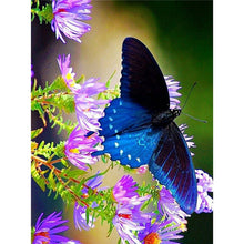Load image into Gallery viewer, DIY 5D Diamond Painting Flower Butterfly Diamond Embroidery Animal Cross Stitch Full Round Drill Rhinestone Decor Home Art Wall