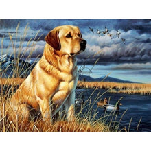 Load image into Gallery viewer, DIY 5D Diamond Painting Dog Cross Stitch Diamond Embroidery Sale Full Round Drill Animal Mosaic Rhinestones Art Wall Hobby Decor - SallyHomey Life's Beautiful