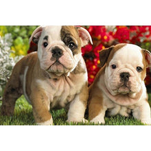 Load image into Gallery viewer, DIY 5D Diamond Painting Dog  Animal Full Drill Round Mosaic Cross Stitch  Diamond Embroidery Sale Rhinestones Full Round Drill - SallyHomey Life's Beautiful
