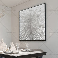 Load image into Gallery viewer,   100% Hand Painted Fashion Wall Art Home Decoration Abstract Golden Silver Handpainted Canvas Painting Cuadros Decoracion Salon