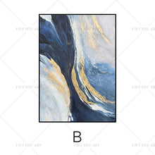 Load image into Gallery viewer, π₯ π₯ 100% Hand Painted Water Sky Sea View Abstract Painting  Modern Art Picture For Living Room Modern Cuadros Canvas Art High Quality