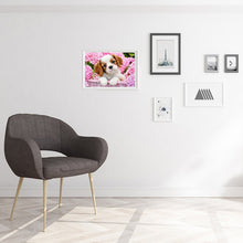 Load image into Gallery viewer, DIY 5D Diamond Painting Dog  Animal Full Drill Round Mosaic Cross Stitch  Diamond Embroidery Sale Rhinestones Full Round Drill - SallyHomey Life's Beautiful