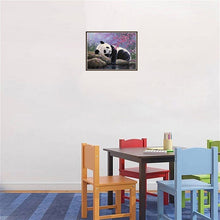 Load image into Gallery viewer, DIY 5D Diamond Painting Panda Animal Mosaic Full Round Diamond Embroidery Cross Stitch Landscape Flower Rhinestones Home Decor