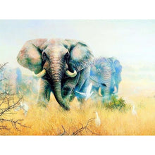 Load image into Gallery viewer, DIY 5D Diamond Painting Elephant Animal Diamond Embroidery Cross Stitch Kits Full Round Drill Mosaic Rhinestones Home Decor Gift