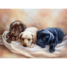 Load image into Gallery viewer, DIY 5D Diamond Painting Dog Cross Stitch Diamond Embroidery Sale Full Round Drill Animal Mosaic Rhinestones Art Wall Hobby Decor - SallyHomey Life's Beautiful