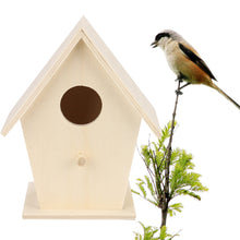 Load image into Gallery viewer, Wooden Bird House Nest Dox Nest House High Quality Wall-mounted Outdoor Birdhouse Wood Box Small Pendant Decoration - SallyHomey Life's Beautiful