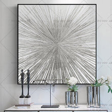 Load image into Gallery viewer, π₯ π₯ 100% Hand Painted Fashion Wall Art Home Decoration Abstract Golden Silver Handpainted Canvas Painting Cuadros Decoracion Salon