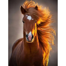 Load image into Gallery viewer, 5D Diamond Painting Horse Animal Mosaic Diamond Embroidery Full Round Drill Cross Stitch DIY Rhinestones Home Decor - SallyHomey Life's Beautiful