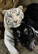 Load image into Gallery viewer, 5D Diamond Painting Tiger Cross Stitch DIY Diamond Embroidery Mosaic Animal Patterns Rhinestone Kits Full Round Drill Home Decor - SallyHomey Life's Beautiful