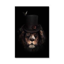 Load image into Gallery viewer, Modern Animal Canvas Art Wall Painting Print on Canvas Classy Tiger And lion Scandinavia Picture for Living Room Home Decoration - SallyHomey Life's Beautiful