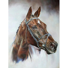 Load image into Gallery viewer, 5D Diamond Painting Horse Animal Mosaic Diamond Embroidery Full Round Drill Cross Stitch DIY Rhinestones Home Decor - SallyHomey Life's Beautiful