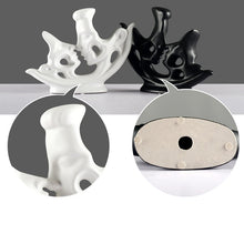 Load image into Gallery viewer, Modern Ceramic White Black Kissing Couple Ornaments Hotel Living room Table Lover Figurines Crafts Home Furnishing Decoration