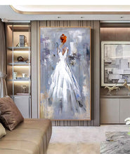 Load image into Gallery viewer, 100% Hand Painted Abstract Romantic Oil Painting On Canvas Wall Art Frameless Picture Decoration For Live Room Home Decor Gift