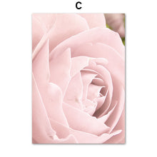 Load image into Gallery viewer, Pink Dahlia Blooming Rose Peony Nature Plant Nordic Posters And Prints Wall Art Canvas Painting Pictures For Home Design Bedroom - SallyHomey Life's Beautiful