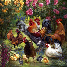 Load image into Gallery viewer, DIY 5D Diamond Painting Cat Animal Mosaic Diamond Embroidery Flower Cross Stitch Full Round Drill Rhinestones Gift Home Decor - SallyHomey Life's Beautiful