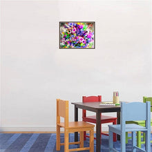 Load image into Gallery viewer, DIY 5D Diamond Painting Butterfly Flower Full Round Rhinestone Diamond Embroidery Animal Mosaic Cross Stitch Kits Decor Home