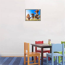 Load image into Gallery viewer, DIY 5D Diamond Painting Cow Cross Stitch Paintings Full Round Diamond Embroidery Farm Animal Mosaic Rhinestone Wall Sticker Gift - SallyHomey Life's Beautiful