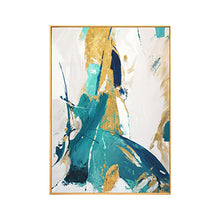 Load image into Gallery viewer, 100% Hand Painted Abstract Green Art Oil Painting On Canvas Wall Art Frameless Picture Decoration For Live Room Home Decor Gift