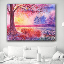 Load image into Gallery viewer, 100% Hand Painted Abstract Scener Art Oil Painting On Canvas Wall Art Frameless Picture Decoration For Live Room Home Decor Gift