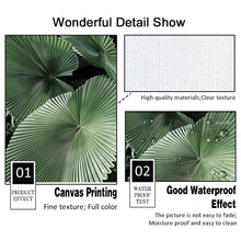 Load image into Gallery viewer, Green Monstera Banana Palm Leaf Wall Art Canvas Painting Nordic Posters And Prints Plants Wall Pictures For Living Room Decor - SallyHomey Life's Beautiful