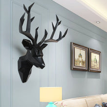 Load image into Gallery viewer, Large 3D Deer Head Statue Sculpture Decor Home Wall Decoration Accessories Animal Figurine Wedding Party Hanging Decorations