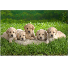 Load image into Gallery viewer, 5D DIY Diamond Painting Dog Diamond Embroidery Animal Mosaic Full Round Drill Cross Stitch Kits Rhinestone Picture Handmade Gift