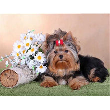 Load image into Gallery viewer, DIY 5D Diamond Painting Dog Animal Diamond Embroidery Rhinestone Picture Full Round Drill Mosaic Art Wall Sticker Decor