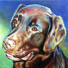 Load image into Gallery viewer, DIY 5D Diamond Painting Dog Diamond Embroidery Labrador Animal Cross Stitch Full Round Drill Mosaic Rhinestone Home Decor
