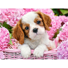 Load image into Gallery viewer, DIY 5D Diamond Painting Dog Diamond Embroidery Animal Cross Stitch Full Round Drill Rhinestone Picture Mosaic Manual Hobby Gift