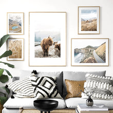 Load image into Gallery viewer, Mountain Leaf Highway Rice Yak Wall Art Canvas Painting Nordic Posters And Prints Landscape Wall Pictures For Living Room Decor - SallyHomey Life's Beautiful