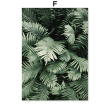 Load image into Gallery viewer, Green Monstera Banana Palm Leaf Wall Art Canvas Painting Nordic Posters And Prints Plants Wall Pictures For Living Room Decor - SallyHomey Life's Beautiful