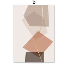 Load image into Gallery viewer, Abstract Geometric Graphic Scandinavia Canvas Painting Wall Art Picture Poster Print Gallery Living Room Home Decoration Unframe - SallyHomey Life's Beautiful
