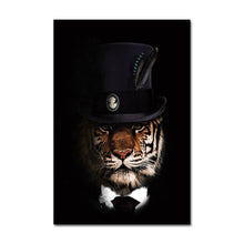Load image into Gallery viewer, Modern Animal Canvas Art Wall Painting Print on Canvas Classy Tiger And lion Scandinavia Picture for Living Room Home Decoration - SallyHomey Life's Beautiful