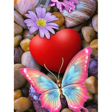 Load image into Gallery viewer, DIY 5D Diamond Painting Butterfly Animal Mosaic Full Round Rhinestone Diamond Embroidery Flowers Cross Stitch Kits Home Decor - SallyHomey Life's Beautiful