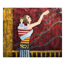 Load image into Gallery viewer, 100% Hand painted Modern National girl Art Painting On Canvas Wall Art Wall Adornment pictures Painting For Live Room Home Decor