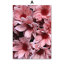 Load image into Gallery viewer, Pink Fresh Gerbera Tulip Rose Quotes Wall Art Canvas Painting Nordic Posters And Prints Wall Pictures For Living Room Home Decor - SallyHomey Life's Beautiful