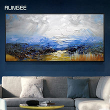 Load image into Gallery viewer, 100% Hand Painted Abstract Mountain Oil Painting On Canvas Wall Art Frameless Picture Decoration For Live Room Home Decor Gift