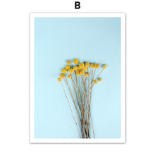 Load image into Gallery viewer, Yellow Flower Wall Art Print Canvas Painting Nordic Posters And Prints Wall Pictures For Living Room Scandinavian Home Decor - SallyHomey Life's Beautiful