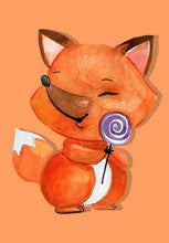 Load image into Gallery viewer, Cartoon Animals Posters and Prints Wall Art Canvas Painting Cute Pig, Bunny, Fox Decorative Paintings for Living Room Home Decor - SallyHomey Life's Beautiful