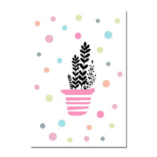 Load image into Gallery viewer, Cartoon Unicorn Flamingo Nursery Posters Prints Wall Art Canvas Painting Picture Nordic Kids Bedroom Decoration - SallyHomey Life's Beautiful