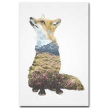 Load image into Gallery viewer, Rabbit Deer Animal Silhouette Poster Prints Minimalism Wall Art Canvas Painting Nordic Style Picture Home Decor - SallyHomey Life's Beautiful