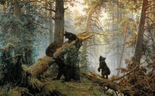 Load image into Gallery viewer, Modern Animals Posters and Prints Wall Art Canvas Painting Deer and Bears in the Woods Pictures for Living Room Wall Home Decor - SallyHomey Life's Beautiful