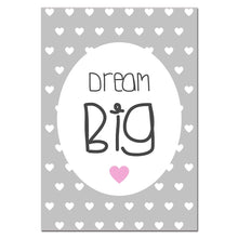 Load image into Gallery viewer, Baby Girl Nursery Wall Art Canvas Poster Print Pink Cartoon Rabbit Balloon Painting Nordic Decoration Picture Kids Bedroom Decor - SallyHomey Life's Beautiful