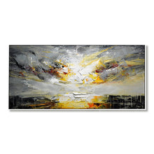 Load image into Gallery viewer, 100% Hand Painted Abstract Mountain Oil Painting On Canvas Wall Art Frameless Picture Decoration For Live Room Home Decor Gift