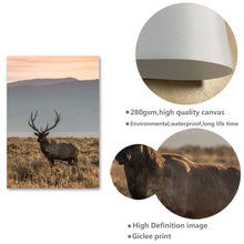 Load image into Gallery viewer, Scandinavian Poster Nordic Print Deer Horse Cattle Animal Wall Art Canvas Painting Wild Field Nature Picture Living Room Decor - SallyHomey Life's Beautiful