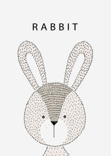 Load image into Gallery viewer, Cute Animal Cartoon Canvas Painting Art Print Poster Picture Wall Painting Children Baby Bedroom Wall Decoration Home Dceor Gift - SallyHomey Life's Beautiful