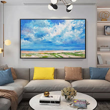 Load image into Gallery viewer, 100% Hand Painted Modern Scenery Art Oil Painting On Canvas Wall Art Frameless Picture Decoration For Live Room Home Decor Gift